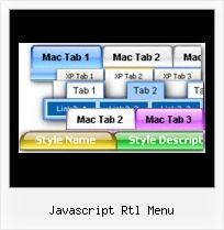 Javascript Rtl Menu Mouse Drop Down Html Mouse Over