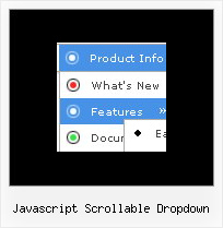 Javascript Scrollable Dropdown Navigation Bar Script Frames