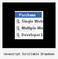 Javascript Scrollable Dropdown Dropdown Menu Version
