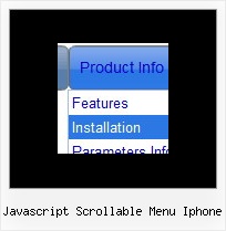 Javascript Scrollable Menu Iphone Web Menu Bars