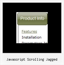 Javascript Scrolling Jagged Floating Sliding Menu Javascript