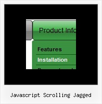 Javascript Scrolling Jagged Pull Down Menu Frames