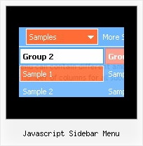 Javascript Sidebar Menu Horizontal Drop Down Menus Css