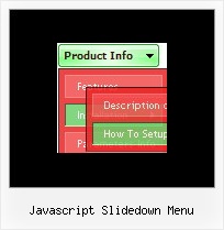 Javascript Slidedown Menu Popup Menu Javascript Tutorial