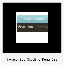 Javascript Sliding Menu Css Menu Dynamique Html