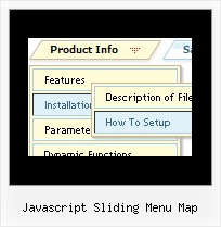 Javascript Sliding Menu Map Dhtml Mouse Over