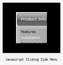 Javascript Sliding Side Menu Simple Html Navigation