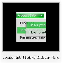 Javascript Sliding Sidebar Menu Scrolling Javascript Menu
