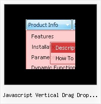 Javascript Vertical Drag Drop Images Tabbed Dhtml Drop Downs