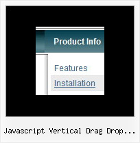 Javascript Vertical Drag Drop Images Html Navigation Menus Example
