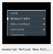 Javascript Vertical Menu Pull Right Crossframe Menus Javascript