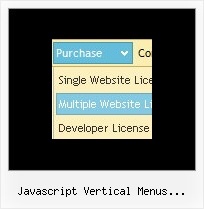 Javascript Vertical Menus Examples Only Drop Down Menu Html Code