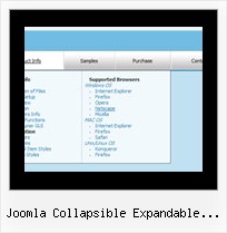 Joomla Collapsible Expandable Menus Menu Web Java