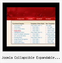 Joomla Collapsible Expandable Menus Dhtml Menu Hover