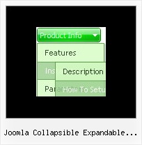 Joomla Collapsible Expandable Menus Windows Menu Javascript