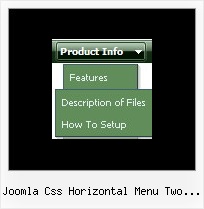 Joomla Css Horizontal Menu Two Line Xp Javascript Collapsible Menu