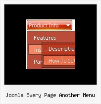 Joomla Every Page Another Menu Context Menu Example