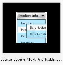 Joomla Jquery Float And Hidden Menu Scrolling Menu Scripts