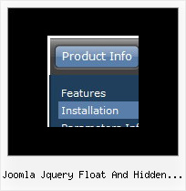 Joomla Jquery Float And Hidden Menu Mouseover In A Drop Down
