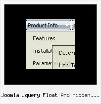Joomla Jquery Float And Hidden Menu Dhtml Menu Xml Javascript