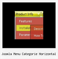 Joomla Menu Categorie Horizontal Submenu Vertical Sample