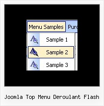 Joomla Top Menu Deroulant Flash Drag Mouse Over Javascript