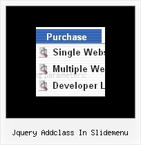 Jquery Addclass In Slidemenu Menu Mouse Over