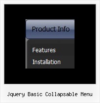 Jquery Basic Collapsable Menu Vertical Navigation