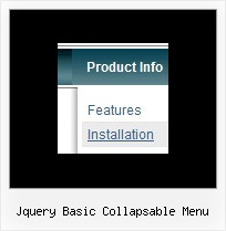 Jquery Basic Collapsable Menu Tutorial Javascript Menu