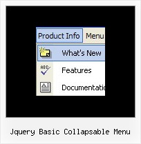 Jquery Basic Collapsable Menu Vertical Menu In Dhtml Example