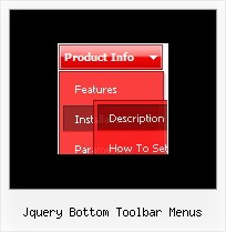 Jquery Bottom Toolbar Menus Vertical Navigation Javascript