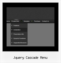 Jquery Cascade Menu Javascript Hover