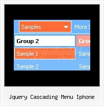 Jquery Cascading Menu Iphone Simple Menu Sample