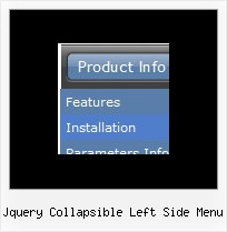 Jquery Collapsible Left Side Menu Vertical Navigation Bar Generator