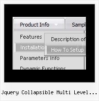 Jquery Collapsible Multi Level Side Menu Tree View Javascript