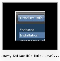 Jquery Collapsible Multi Level Side Menu Floating Layer With Cascading Menu