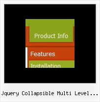 Jquery Collapsible Multi Level Side Menu Tab Bar Html Example