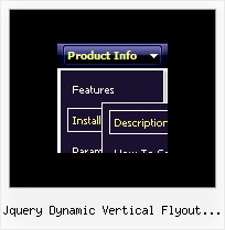 Jquery Dynamic Vertical Flyout Menu Dhtml Dinamic