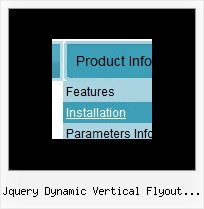 Jquery Dynamic Vertical Flyout Menu Menus Droulants Html