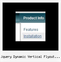 Jquery Dynamic Vertical Flyout Menu Javascript Drop Down Menus Examples
