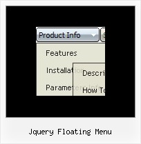 Jquery Floating Menu Menu Horizontal Deroulant Javascript