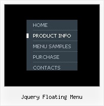 Jquery Floating Menu Moving Menu Javascript