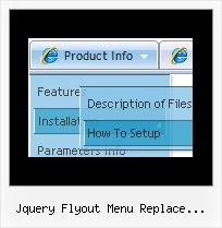 Jquery Flyout Menu Replace Background Image Mouseover Menu