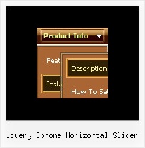 Jquery Iphone Horizontal Slider Menu Buttons Templates