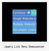 Jquery List Menu Onmouseover Menu And Javascript
