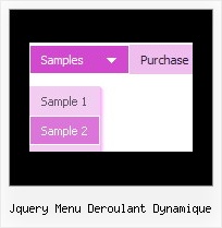Jquery Menu Deroulant Dynamique On Mouseover