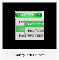Jquery Menu Float Dhtml Horizontal Submenu