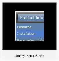 Jquery Menu Float Slide Down Menu And Javascript