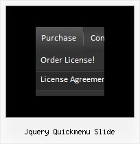 Jquery Quickmenu Slide Java Mouse Over