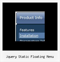 Jquery Static Floating Menu Javascript Dynamic Menu Source Code